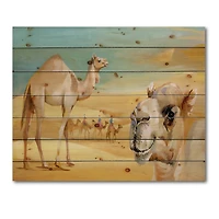 Designart - Camels In The Desert