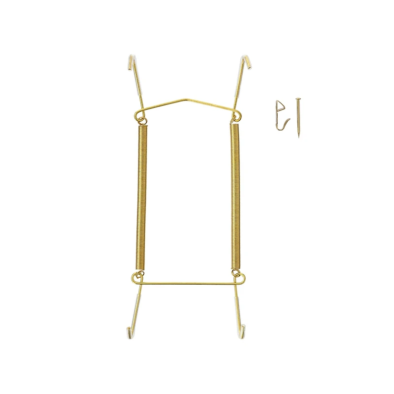 12 Pack: Brass Plate Hanger by Studio Décor®