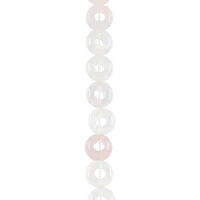 Rose Quartz Donut Beads, 10mm by Bead Landing™