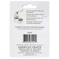 We R Memory Keepers® Button Press™ Adhesive Mirror Kit, Makes 3
