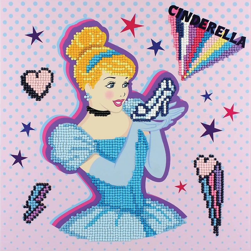 Camelot® Dots Intermediate Cinderella Kind POW-ER Dotz Box Diamond Painting Kit