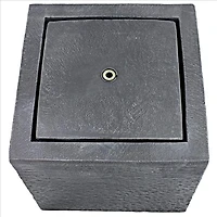 Design Toscano Modern Cube Bubbling Garden Fountain