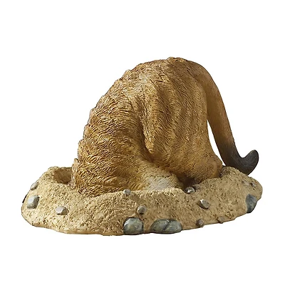 Design Toscano 6.5" Into Hole Kalahari Meerkat Statue