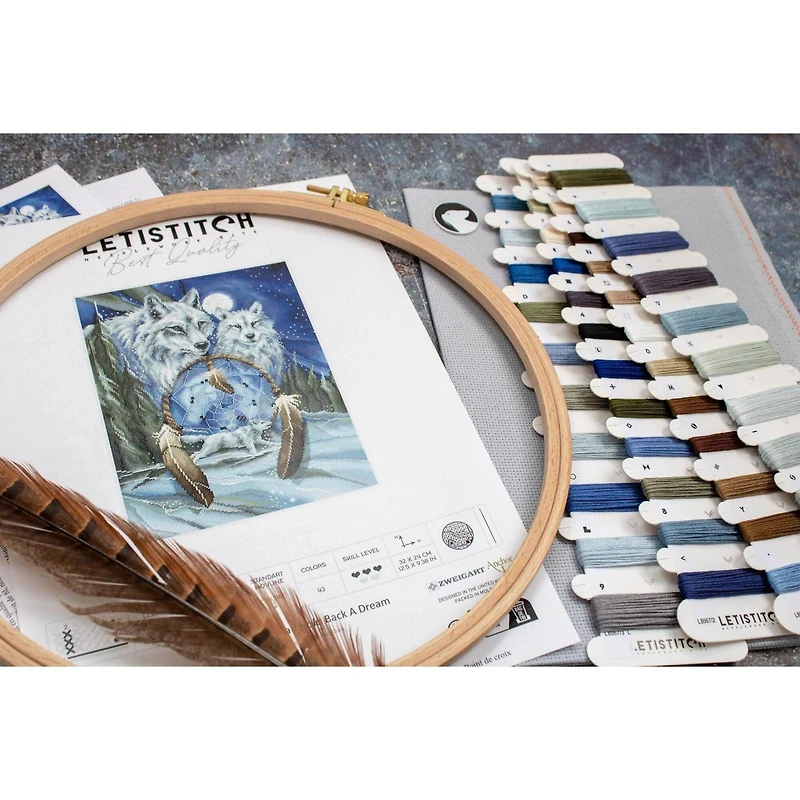 LetiStitch Nothing Can Hold Back A Dream Counted Cross Stitch Kit