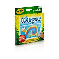12 Packs: 8 ct. (96 total) Crayola Washable Window Markers