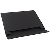 JAM Paper Black Kraft Portfolio with Elastic Closure 11" x 15"