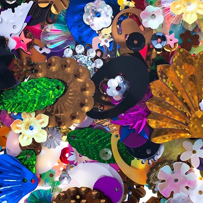 John Bead Assorted Shapes & Colors Sequins