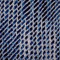 DII® Blue Tone Diagonal Stripe Acrylic Throw