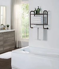 SunnyPoint Wall Mount 2 Tier Bathroom Shelf