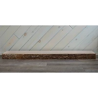 Wilson® Enterprises 66" Basswood Bark Edge Mantel