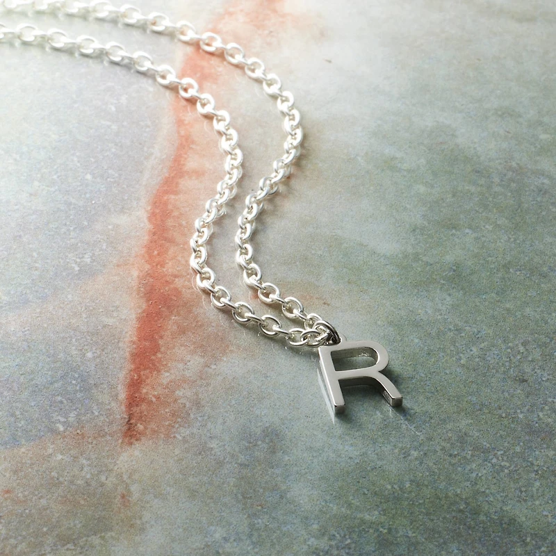 Sterling Silver Alphabet Charm by Bead Landing