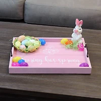 Elegant Designs™ 15.5" Spring has Sprung Serving Tray with Handles