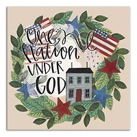 One Nation Under God Canvas Wall Art
