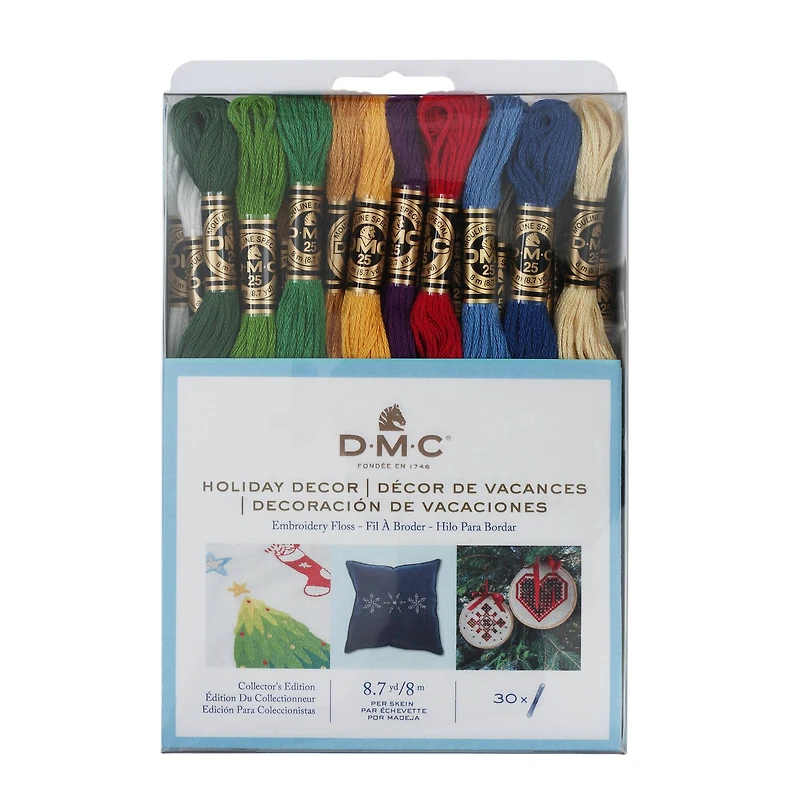 DMC® Holiday Home Décor Embroidery Floss Pack
