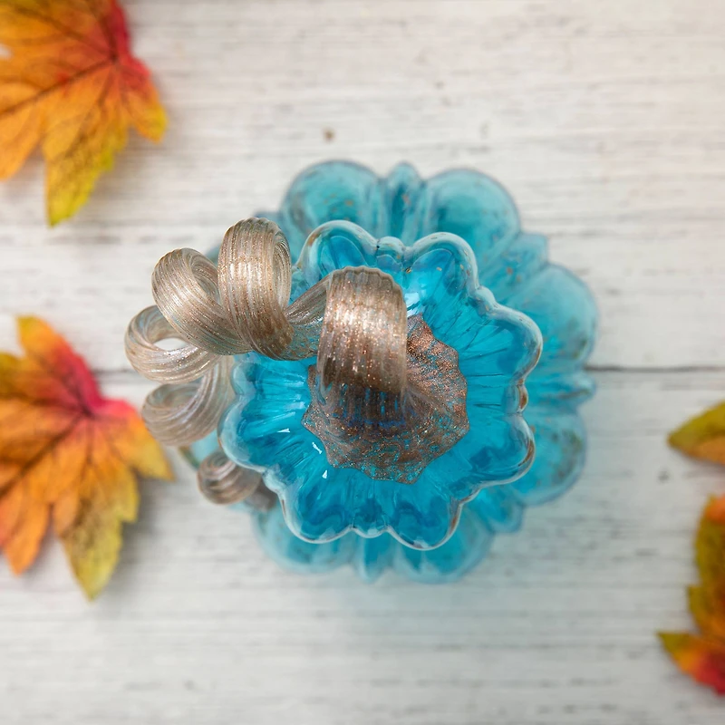 Glitzhome® Glass Gourd, Blue