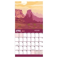 TF Publishing 2025 National Parks Art Mini Calendar