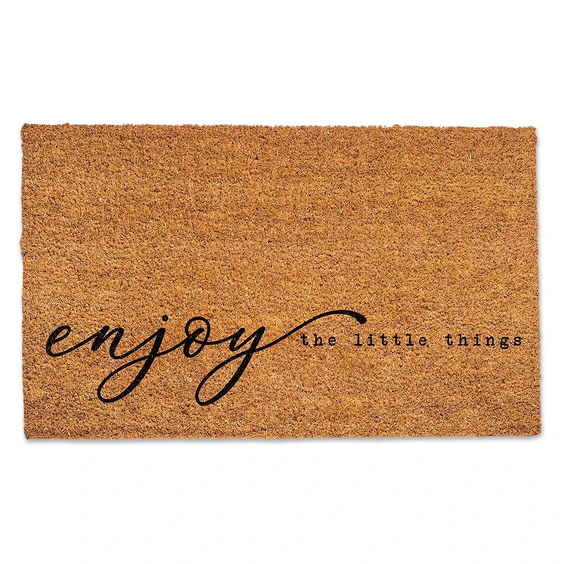 Enjoy The Little Things 30" x 18" Door Mat