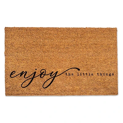 Enjoy The Little Things 30" x 18" Door Mat