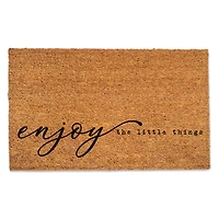 Enjoy The Little Things 30" x 18" Door Mat