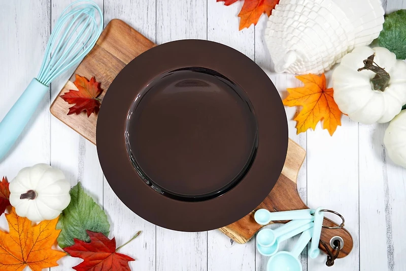 13" Chocolate Charger Plate by Celebrate It™