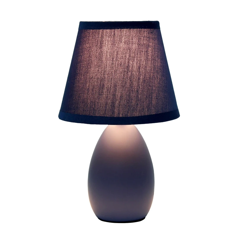 Creekwood Home Nauru 9.5" Petite Oblong Table Lamp