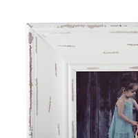 DII® White Distressed 5" x 7" Picture Frame