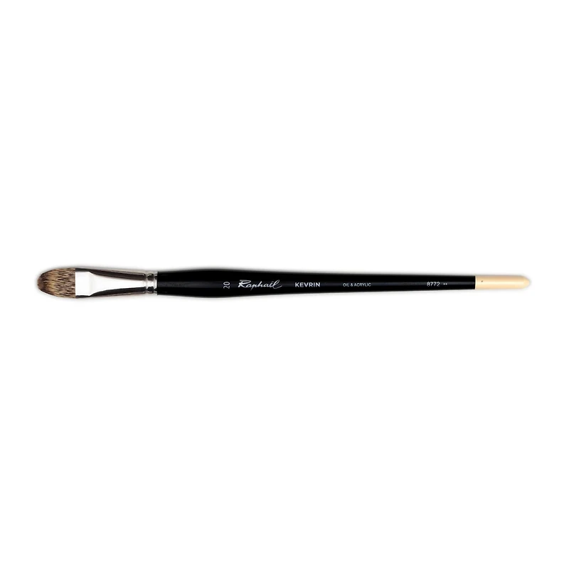 Raphael Kevrin+ Synthetic Natural Hair Blend Filbert Brush