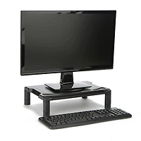 Mind Reader Black Rotative Extra Wide Monitor Risers