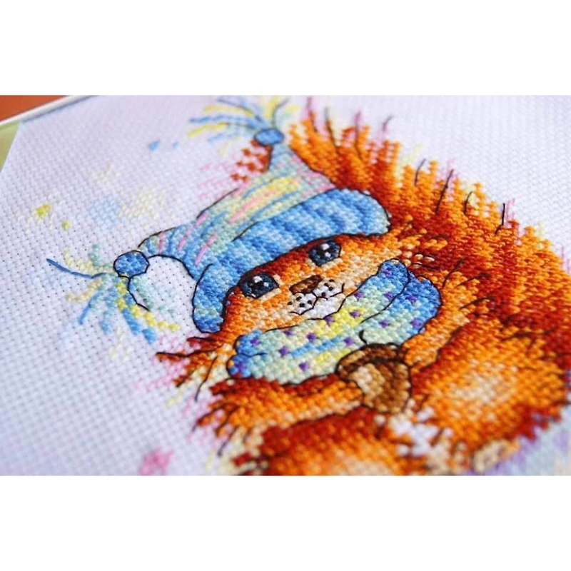 Mp Studia Winter Squirrel Cross Stitch Kit