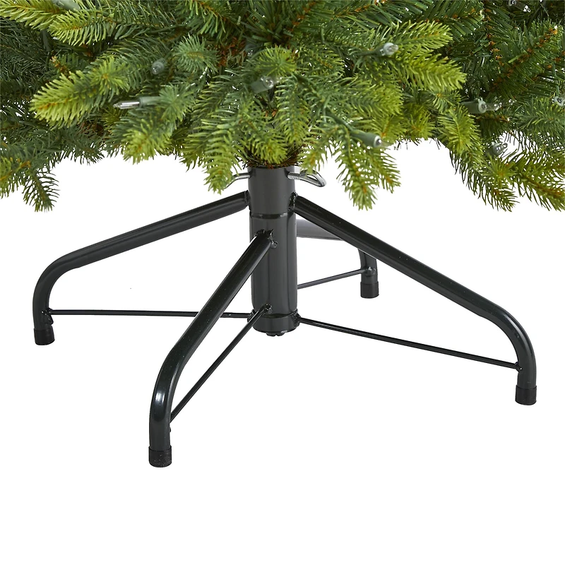 4ft. Pre-Lit North Carolina Fir Artificial Christmas Tree, Clear LED Lights