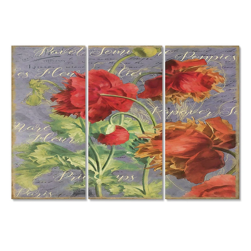 Designart - Red Poppies