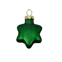 Whitehurst 1.75" Matte Glass Star Ornaments