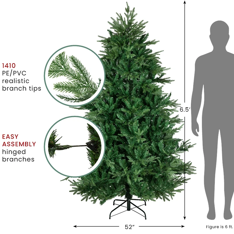 6.5ft. Unlit Real Touch™️ Juniper Pine Artificial Christmas Tree