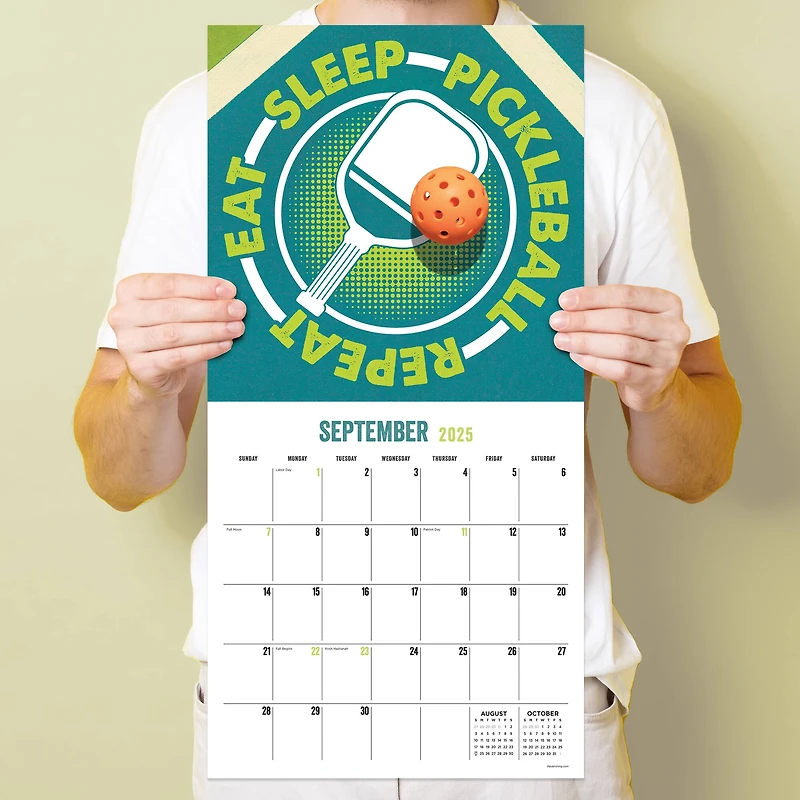 TF Publishing 2025 Pickleball Is Life Wall Calendar