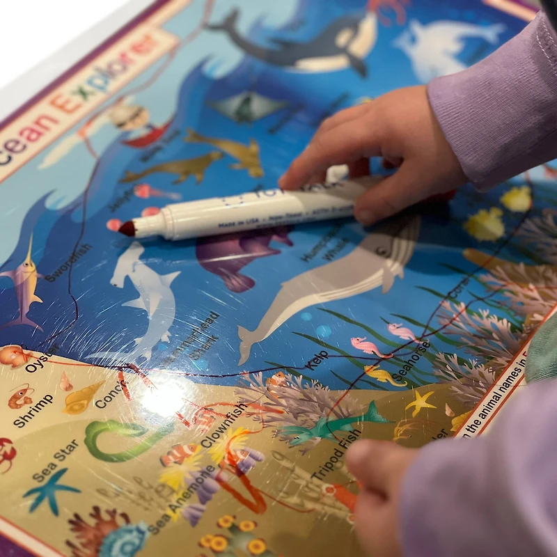 Tot Talk Ocean Explorer Placemat