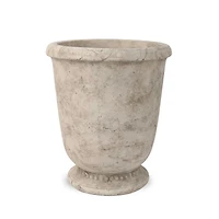 10" Gray Ceramic Urn Pot by Ashland®