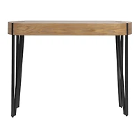 Hello Honey® 46" Astoria Wood Console Table with Metal Hairpin Legs