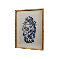 Hello Honey® Ginger Jar Wall Art with Wood Frame & Glass Cover Set