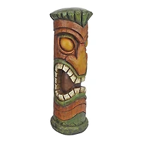 Design Toscano® 21" Moai Haku Hana Aloha Hawaii Tiki Sculpture