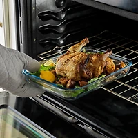 JoyJolt® Black Glass Bakeware Containers Set