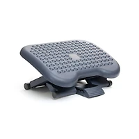 Mind Reader Black Lumbar Support Back Cushion & Foot Rest Set