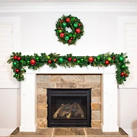 Village Lighting 24" Christmas Cheer Wreath