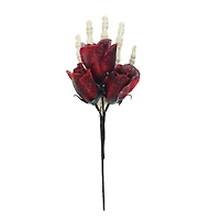 12" Red Rose Skeleton Hand Pick by Ashland®