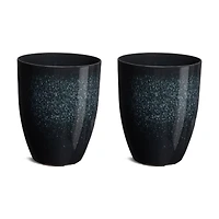 Glitzhome® 17" Eco-Friendly Oversized Faux Ceramic Tall Bowl Planters
