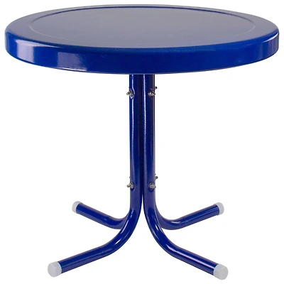 22" Outdoor Retro Tulip Side Table
