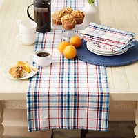 Lighthouse Plaid Table Runner 14" x 72"