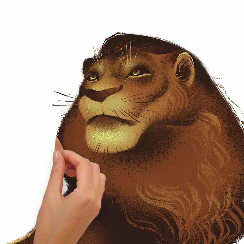RoomMates The Lion King Simba Peel & Stick Giant Wall Decals