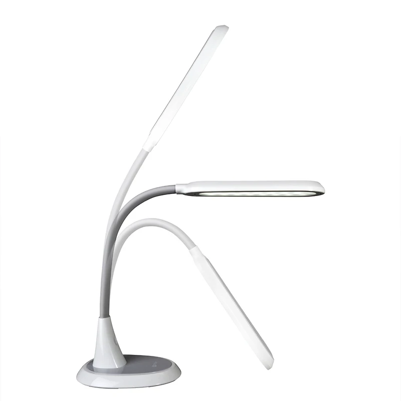 OttLite 27" White Wide Area Dimmable LED Table Lamp