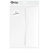 PA Paper™ Accents 4.25" x 6.25" White Envelopes, 50ct.