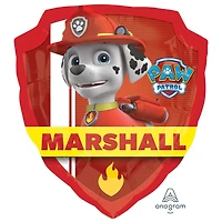 SuperShape® 27" PAW Patrol™ Badge Foil Balloon